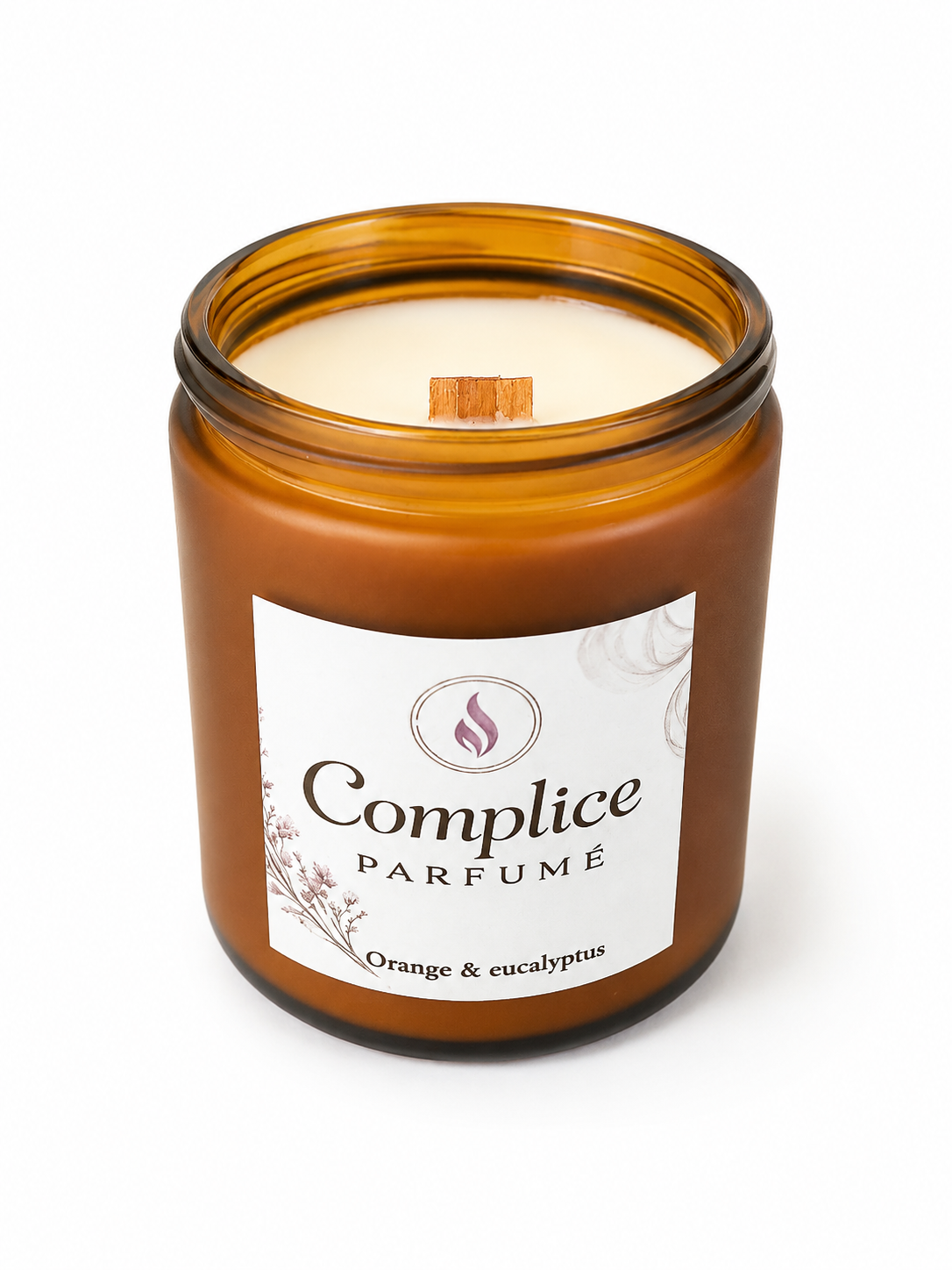 Orange & Eucalyptus 🍊☘️- Mèche de bois