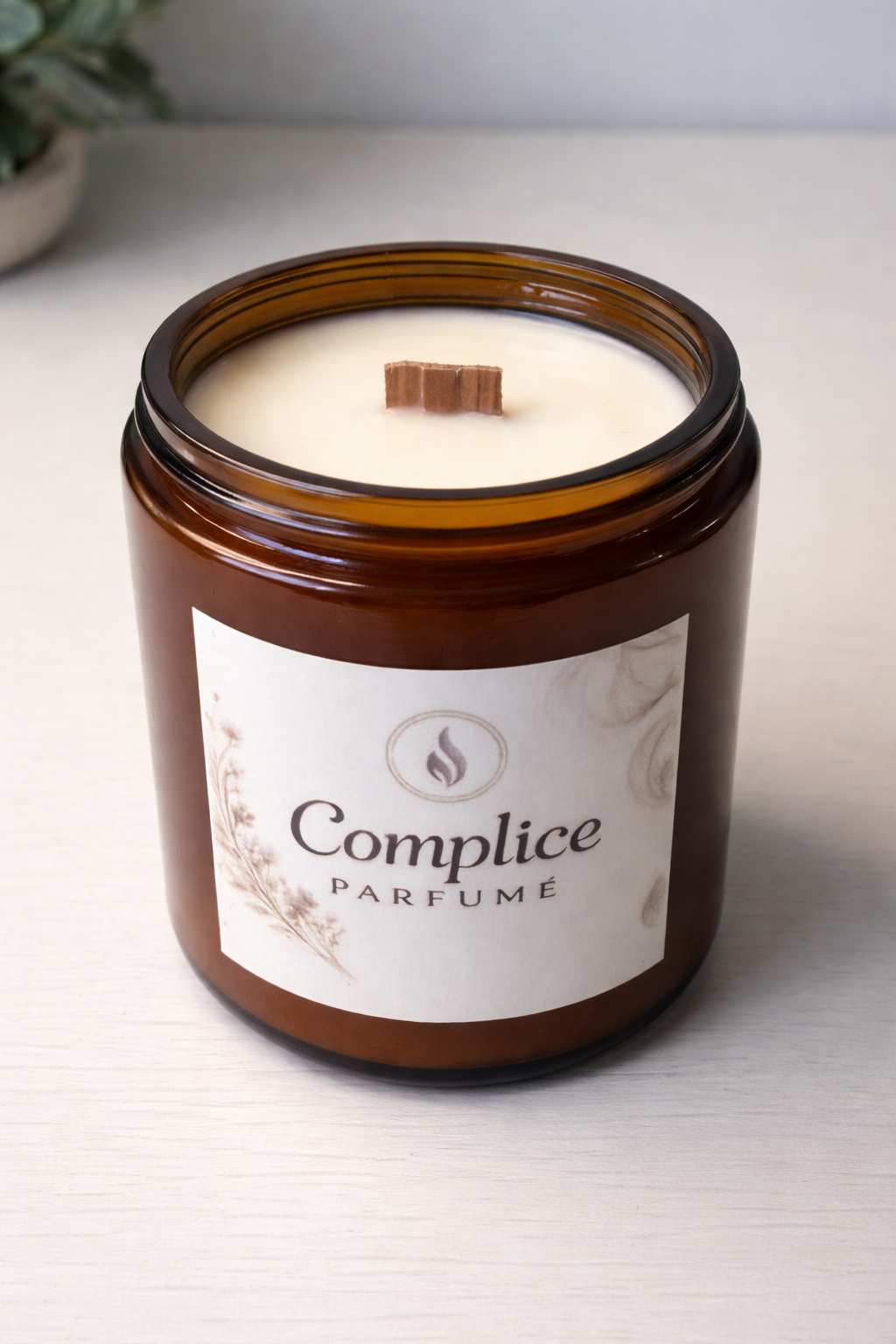 Citronnelle, mèche de bois